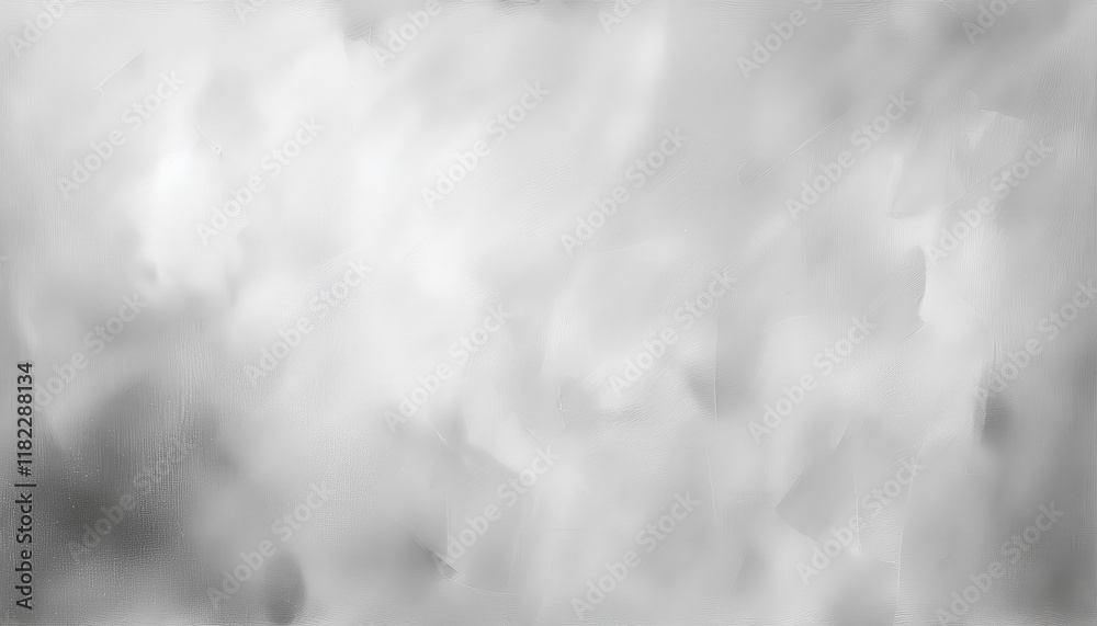 Aufkleber textured abstract white and gray background with soft brush strokes, perfect for modern minimalist d