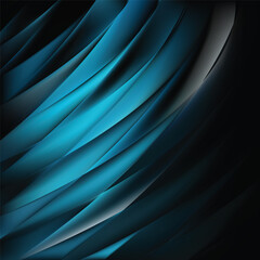 Abstract Black Turquoise Background Vector Illustration