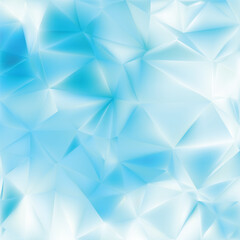 Obraz premium Light Blue Polygon Background Vector