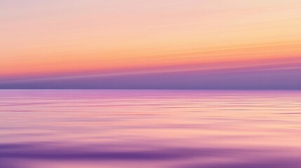 Obraz premium Floating pastel lavender streaks over muted peach gradient artistic abstract peaceful landscape high detail
