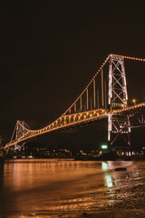 Ponte pênsil Hercílio Luz, Florianópolis, Santa Catarina, Brasil