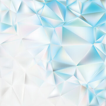 Light Blue Polygon Pattern Background