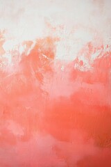 Fototapeta premium Abstract coral and white paint texture.
