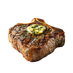 Juicy Grilled Steak with Herb Butter