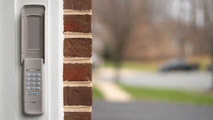Entry Combination Keypad For Garage Door