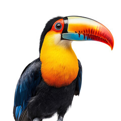 Obraz premium Vibrant Toucan Portrait: A Jewel of the Rainforest