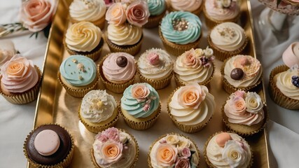 Floral arrangements and soft lighting, adding a delicate touch of sophistication to the display