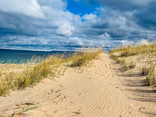 Sand dune pathway