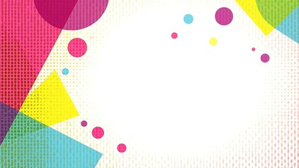 Abstract colorful modern halftone comic style background. Generative Ai.