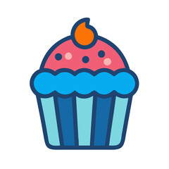 muffin cupcake icon design