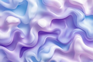 Obraz premium Abstract pastel swirls; flowing, smooth texture.