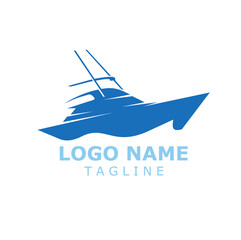 Boat logo Design. stylish vector logo