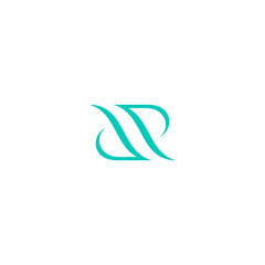 Fototapeta premium RR letter logo luxury design. R monogram. initials letter logo. R icon design. RR elegant and professional.