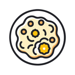 omelette icon design