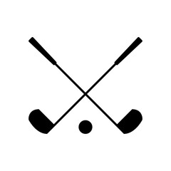 golf club icon for sports apps and website