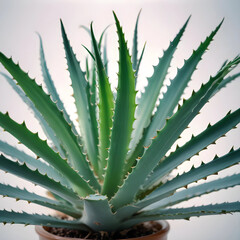 Fototapeta premium aloe vera plant in a pot