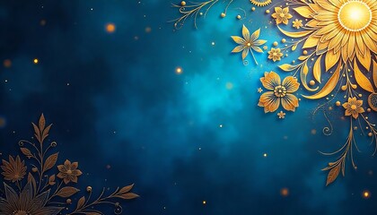 Fototapeta premium background with snowflakes