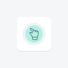 Pinch Out color circle icon , vector, pixel perfect, illustrator file