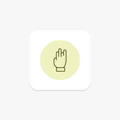 Three Finger pentaglow , vector, pixel perfect, illustrator file