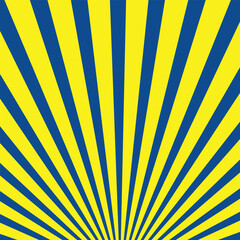 yellow and blue retro vintage ray background vector
