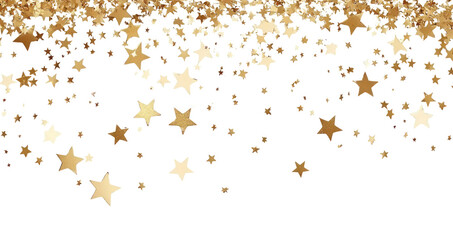 PNG Falling star confetti border background stars white.