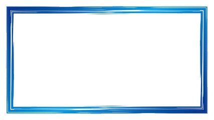 筆 フレーム 青 グラデーション シンプル 和風