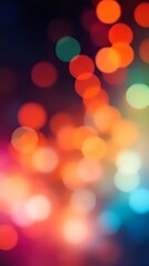 Fototapeta premium Colorful Abstract Bokeh Lights Background