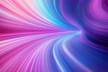 Fototapeta premium Radiant Motion Blur – Abstract Glowing Light Trails in Dynamic Motion