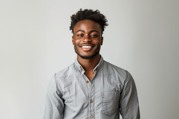 Obraz premium African black teenage boys pose confidently in casual chic attire against solid backgrounds, each showcasing unique style and personality.