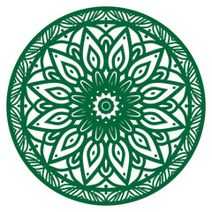 Outline Mandala for Coloring Book Page. Oriental Mandala vector. Mandala Coloring book line art vector illustration. Vector abstract mandala pattern