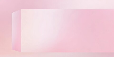 Fototapeta premium Pastel Pink Gradient Background Minimalist Abstract Design Soft Colors Blank Space