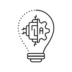 Intelligent Systems lline icon.