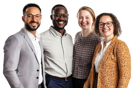 PNG 4 diverse people professional diversity person.