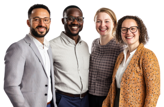 PNG 4 diverse people professional diversity person.