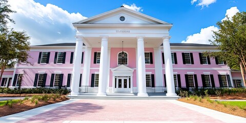 sorority house exterior 