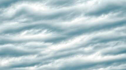 Obraz premium Striped Cloudscape- Dramatic Blue and Gray Sky Texture Background