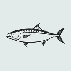 Fototapeta premium a-minimalist-silhouette-style-illustrati