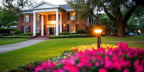 fraternity house exterior 