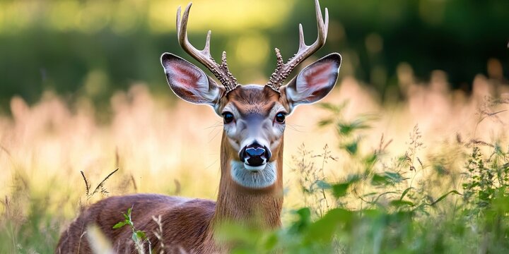 deer in nature - Powered by Adobe