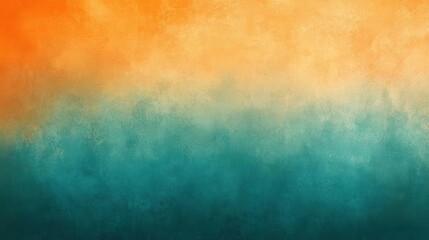 teal and orange gradient background with a subtle grainy texture, creating an elegant and dynamic backdrop, suitable for posters, banners, or digital designs