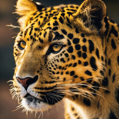 Naklejka premium Cheetah Closeup View