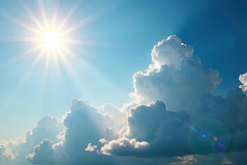 Majestic clouds block sunlight as they move across the sky, sky, clouds, cloudy sky