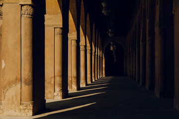 Mosque of Ibn Tulun in the Cairo, Egypt