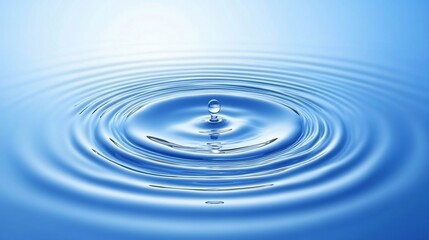 Stunning Water Drop Ripples Abstract Background