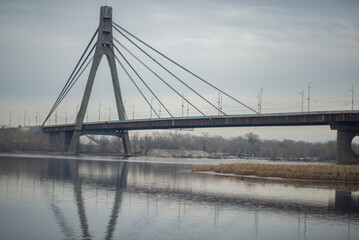 City Park: Bridges, houses, trees, bird feeders.