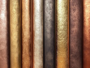 luxurious metallic gold color palette collection featuring elegant swatches, premium metal texture samples, and rich golden hue variations for sophisticated design