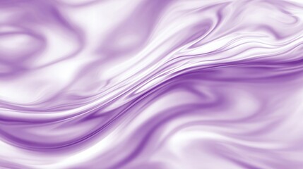 Abstract Purple and White Liquid Swirls Background