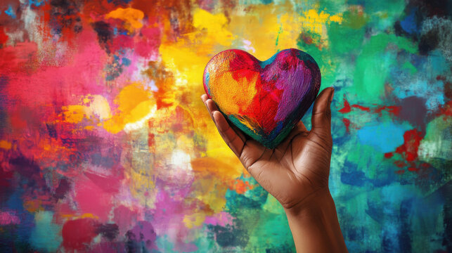 Naklejki Celebration of Love and Diversity in Art: Black History Month