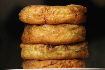 Sfenj Close Up, Moroccan Doughnuts