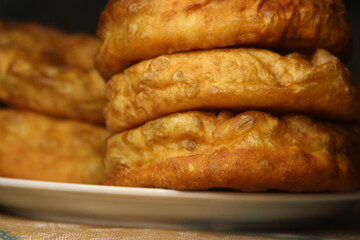 Sfenj Close Up, Moroccan Doughnuts